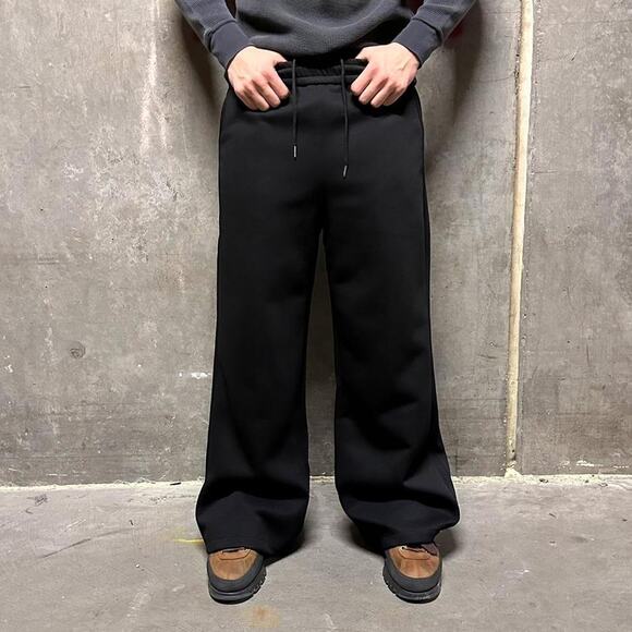 Baggy black wide leg essential WMNS - Picture 2 of 7